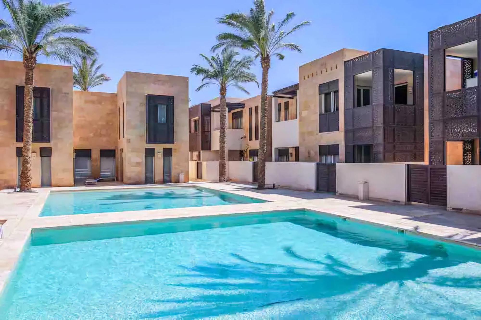 Amazing Pool View In Scarab Club El Gouna Appartement *